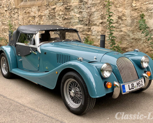 Morgan Plus 4 Land Rover Blue